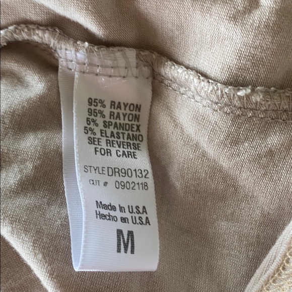 Lush Nude Cream Strapless Dress sz M - Picture 5 of 5